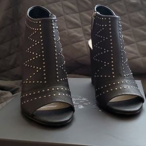 Vince Camuto Open Toe Booties